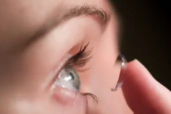lente de contacto